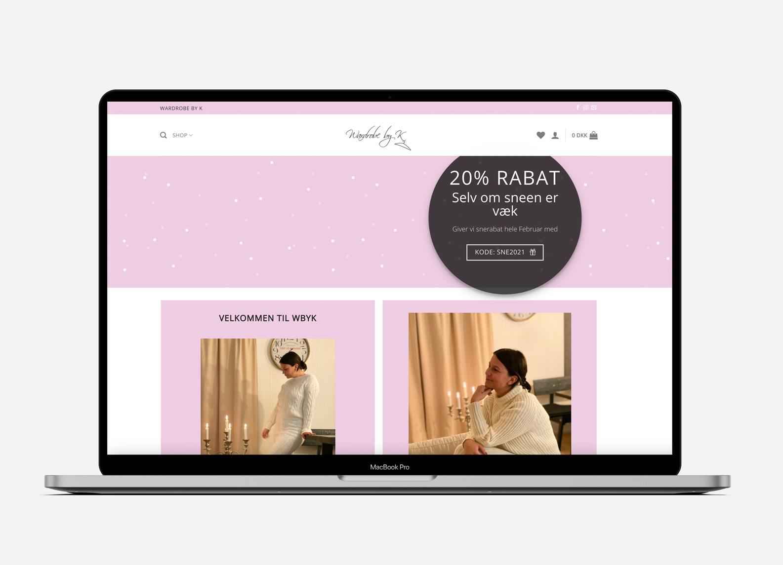 Webshop med til modebevidste kvinder