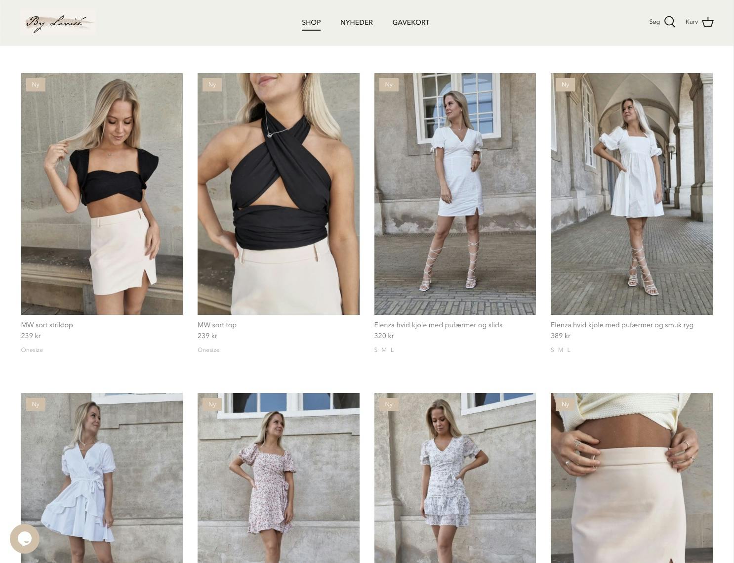 Webshop med tøj til unge kvinder sælges 18.200 følgere på Instagram ca. 8149 følgere på