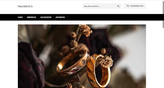 Topmøde Persona Pjece Unik køreklar dropshipping hjemmeside med smykker - dansk leverandør