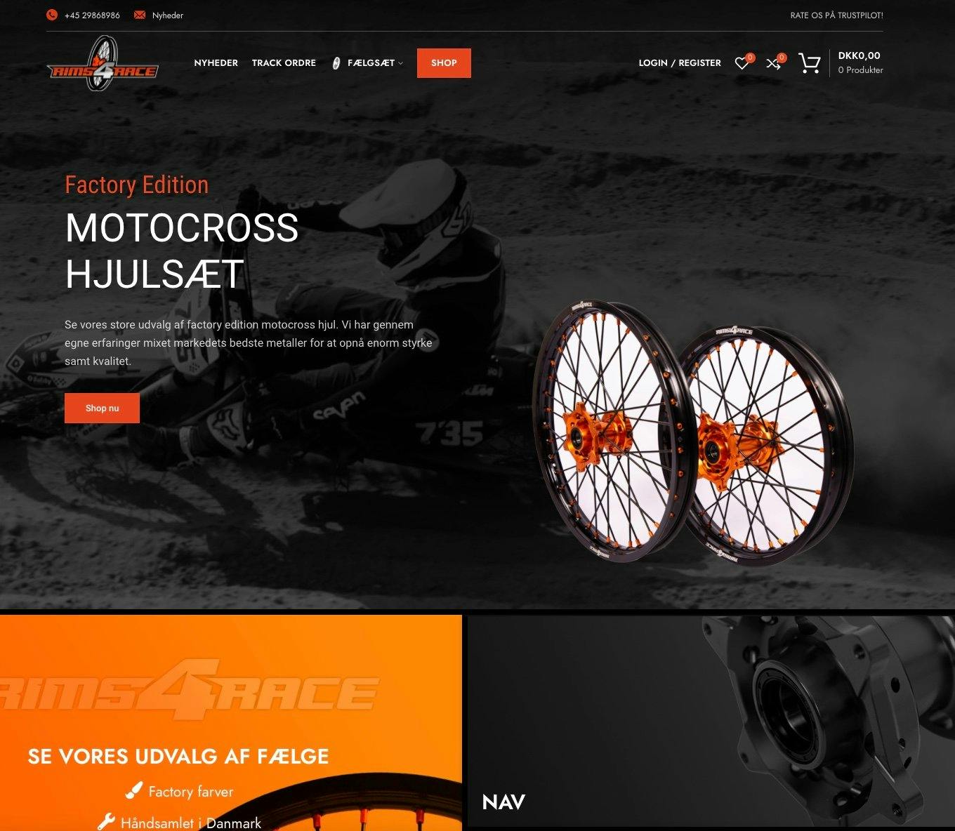 Webshop med Motorcykel fælge til salg! - Omsat for: 12.400 DKK