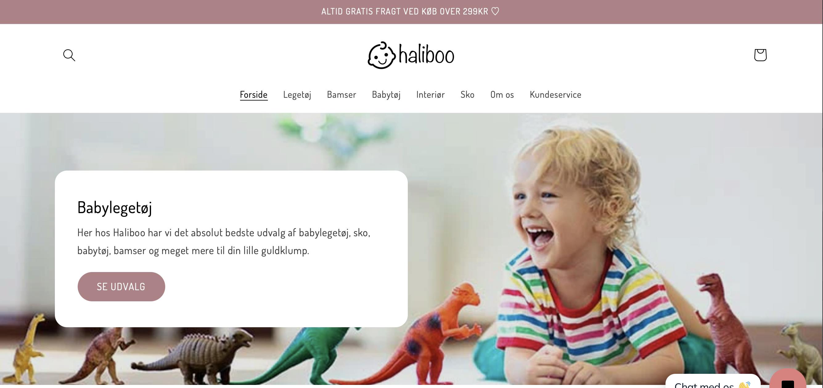 webshoppen med salg alt til babyer: Legetøj, sko, tøj
