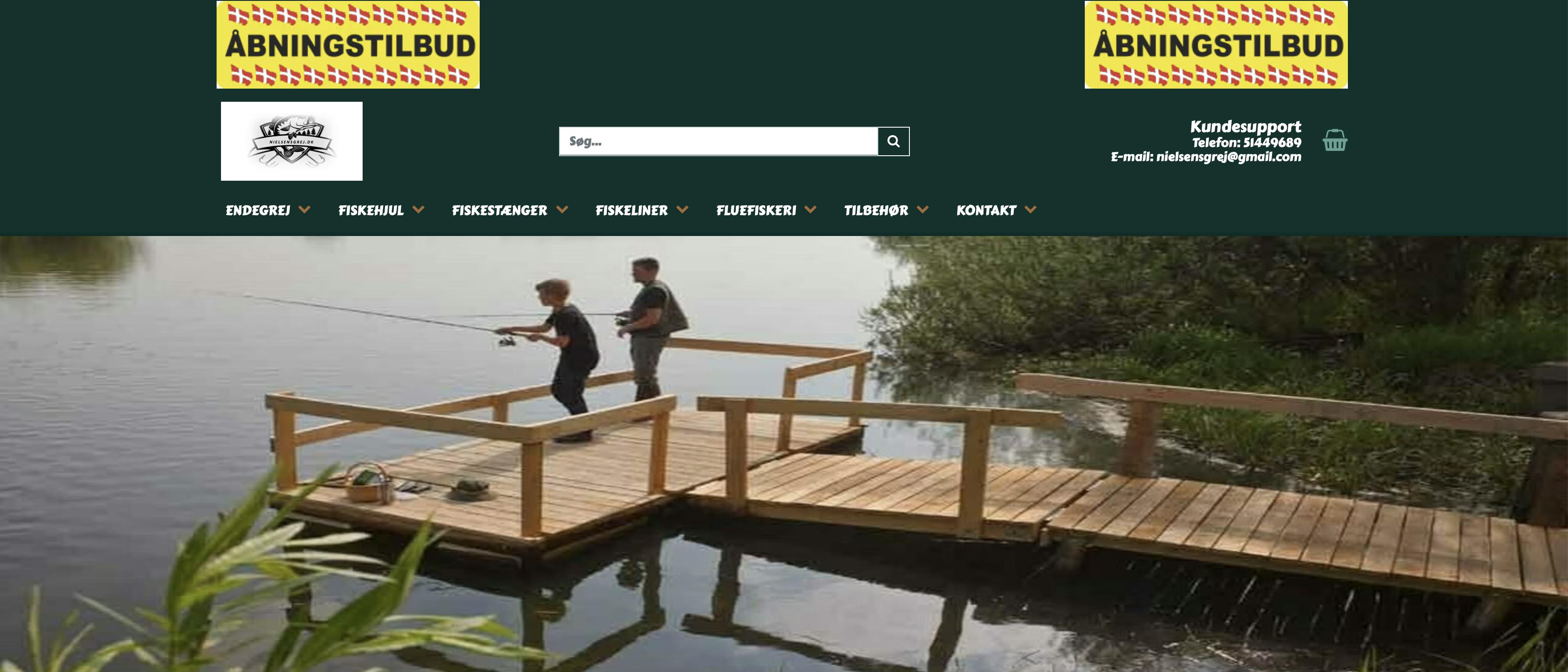 Ny webshop med fiskegrej til salg