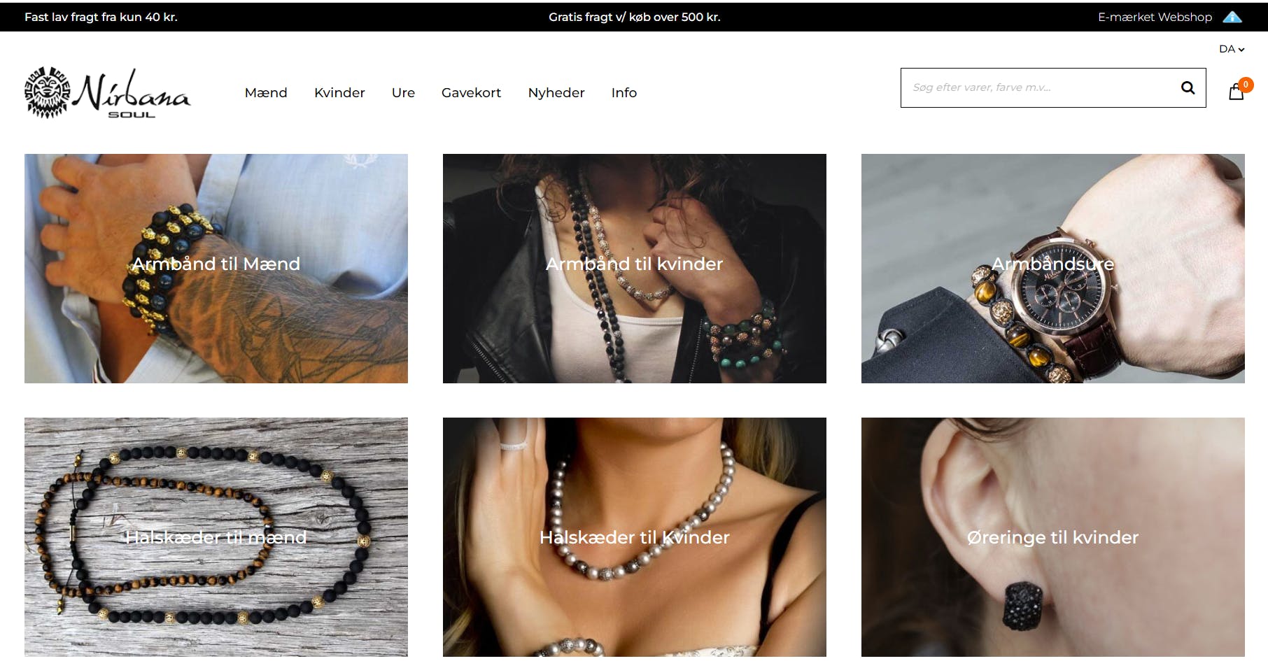 Smykke webshop til salg - Håndlavede smykker som produceres i