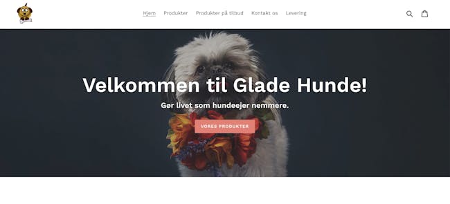 Køb køreklar webshop med salg af hundeudstyr med - Saxis