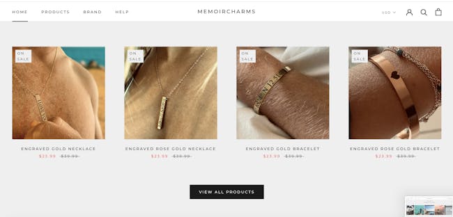 Sophie Kostbar dagbog Hjemmeside med dropshipping af engraverede smykker til salg - Saxis  Virksomhedsbørs