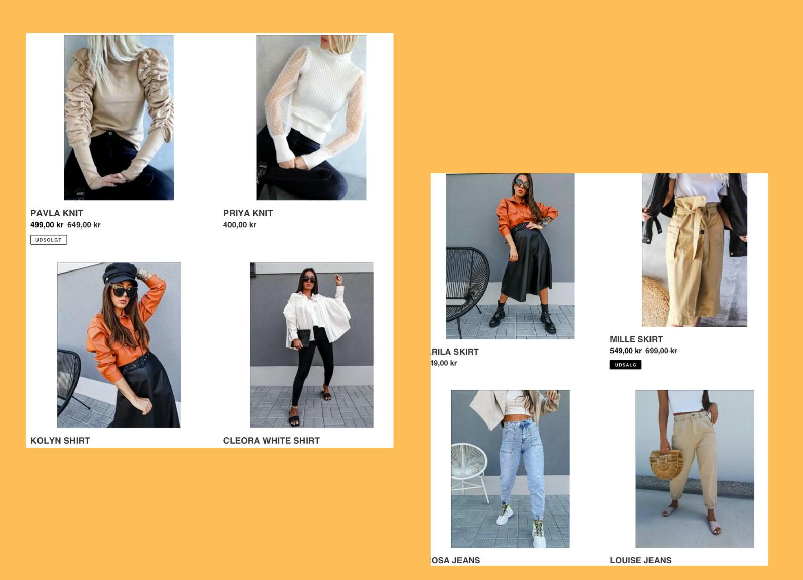 Online Webshop med smukt tøj til Kvinder - avance
