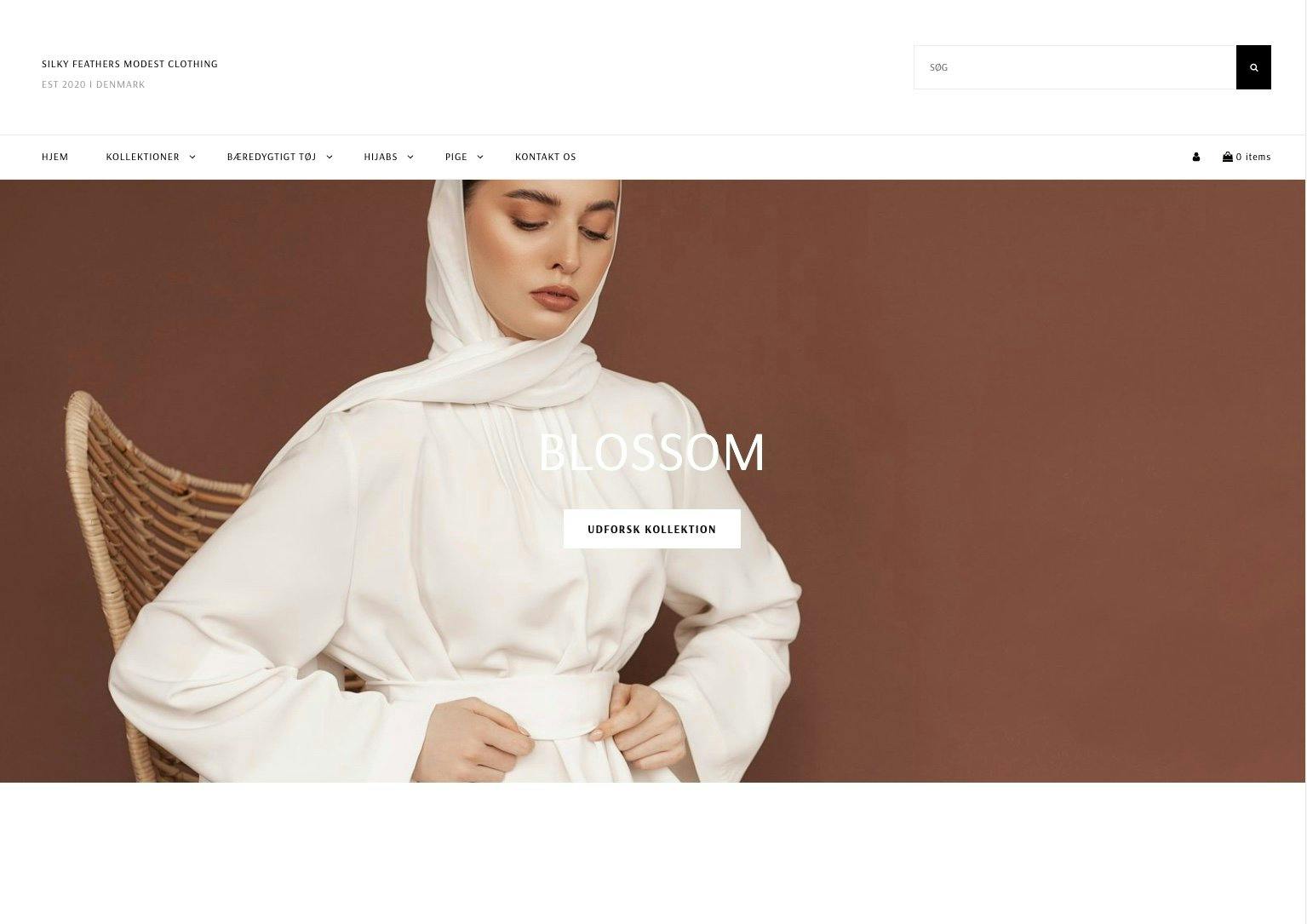 Kedelig mammal rolige Webshop med Modest tøjmærke til salg - grundlagt i 2020